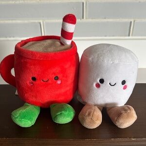 Hallmark Red Mug and White Marshmallow Plush Set